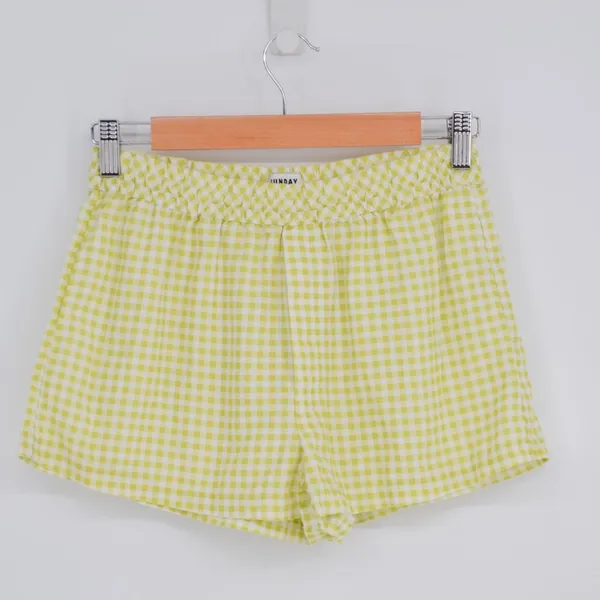 Aritzia Sunday Best Elisa Gingham Crop Shirt and Shorts Matching Set S - Image 8