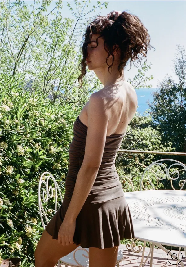 With Jean Rayna Dress Brown  - Image 5