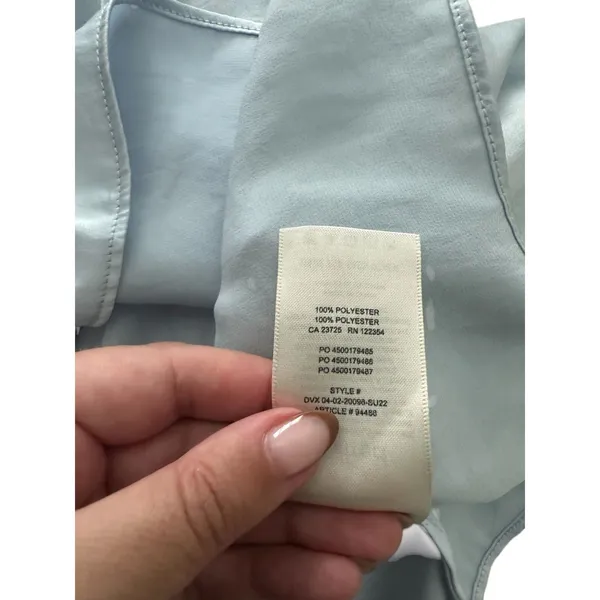 ARITZIA Wilfred Lover Satin Cropped Camisole Heatwave Blue X-Small - Image 5