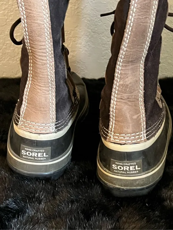 Sorel "Joan Of Arctic" Suede And Faux-Fur Waterproof Snow Boot, 8 Brown - Image 5