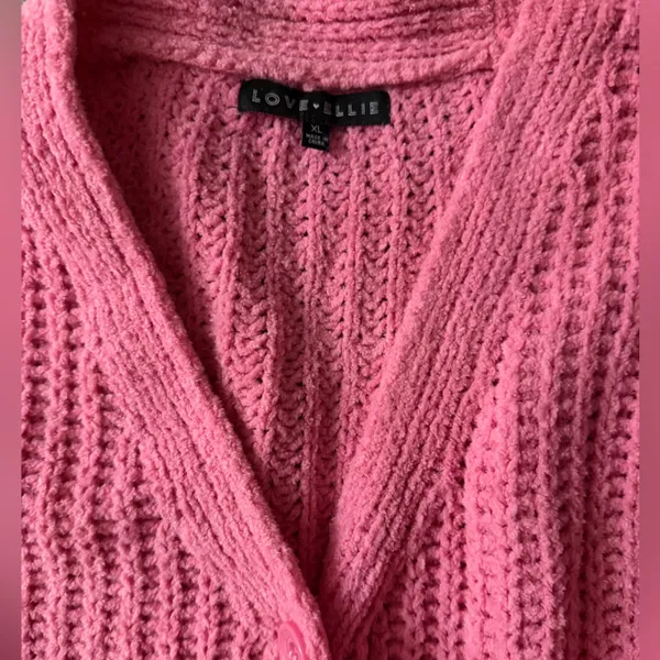 Love‎ Ellie Pink Cardigan Sweater - Image 9