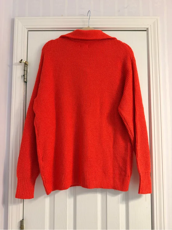 NWT Aerie Waffle Cozy Up Button Up Size: XS - Image 4