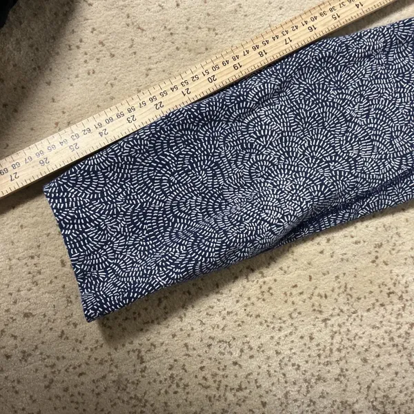 Pact Organic Cotton Pocket Leggings Women XL Blue White Geometric High Rise Yoga - Image 4