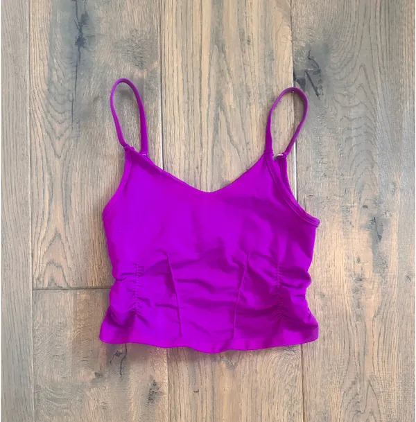Free people movement Good Karma Heather Ruched Crop Tank - Image 2