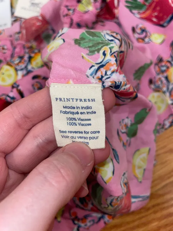 Print fresh pink cocktail pj set  - Image 3