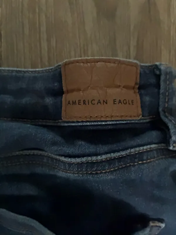 American Eagle High-Rise Dark Blue Women’s Jeans - Image 4