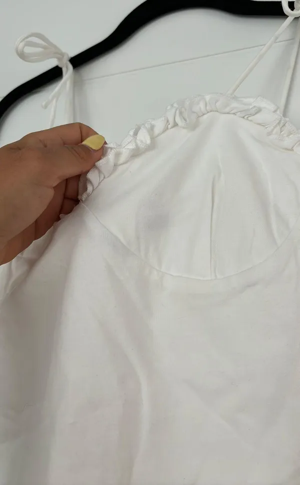 superdown White  Bodysuit - Image 3