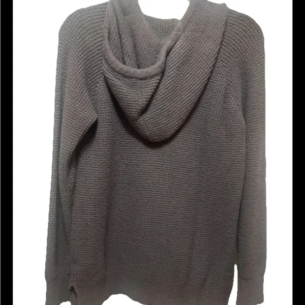 Maurices Women's Gray Sweater small. Hooded - Image 2