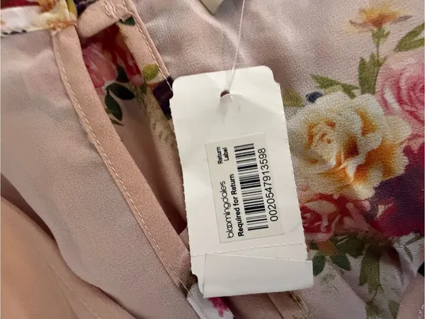 Show Me Your MuMu Blush Floral Keyhole Romper - Image 11