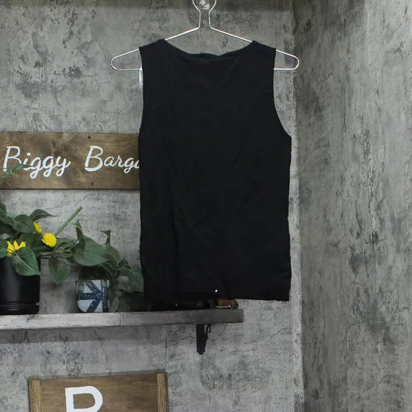 Kasper Womens Sleeveless Embroidered Sleeveless Top 10924833 Black XS - Image 2