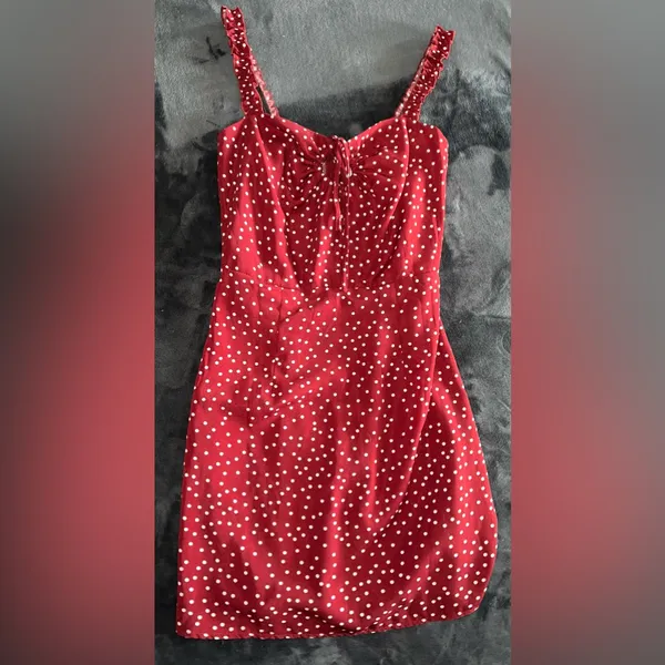 Princess Polly Midnight Madness Mini Dress in Wine Size 4 - Image 6