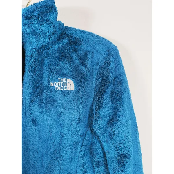 The North Face Womens Osito Full Zip Fuzzy Fleece Jacket Size S Blue Outdoor - Image 7