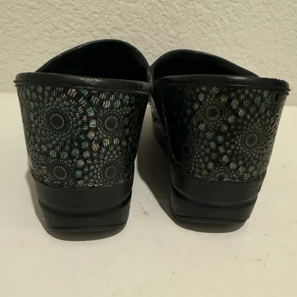 Dansko Professional Medallion Metallic Sunburst Clog Black Multi EU 40 / US 10 - Image 10