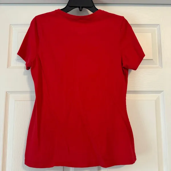 Team Apparel NFL Kansas City Chiefs Red Yellow Short Sleeve Tee M - Image 2