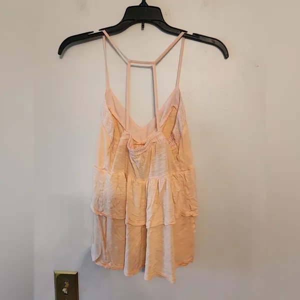 American eagle light yellow tank top blouse size small - Image 2