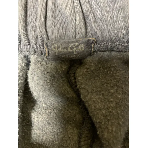 J Galt Blue Fleece Lined Jogger Sweatpants Womens Medium Cozy Lounge Casual - Image 4