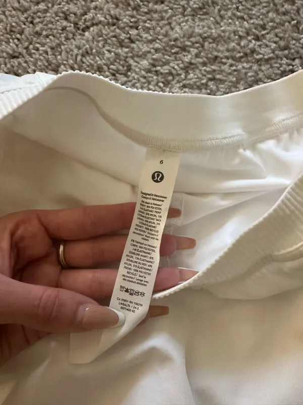 Lululemon Tennis Skirt White - Image 6
