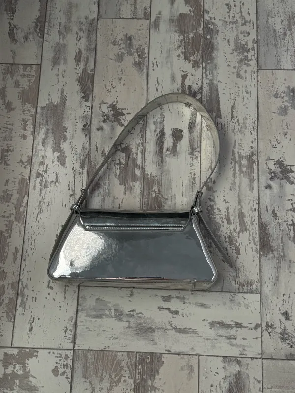 ZARA Silver Purse  - Image 2