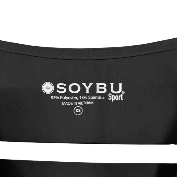 Soybu Sport Womens XS Black Casual Sleeveless Dress With Pockets NWT Knee Length - Image 5
