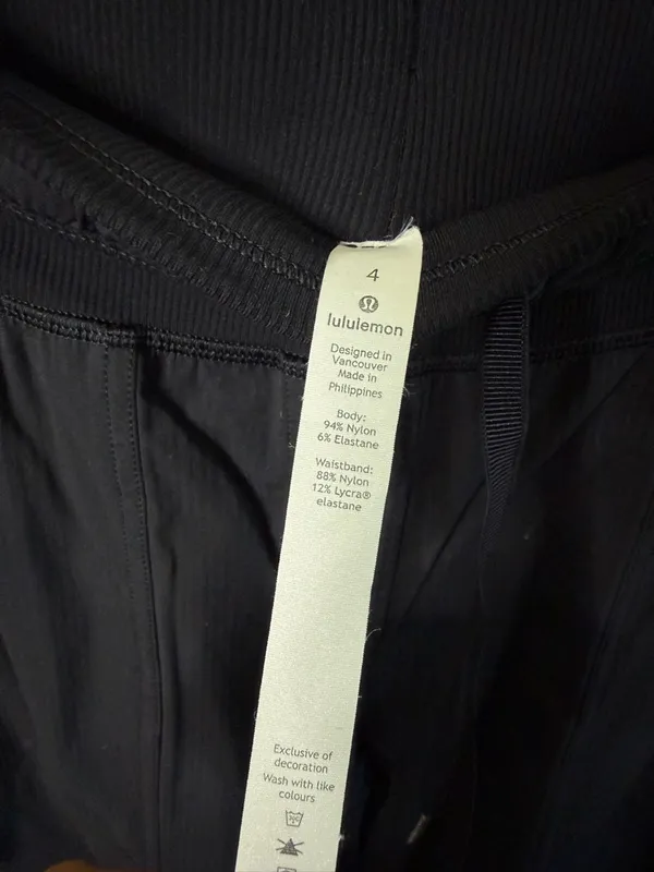 Lululemon Dance Studio Crop *25" Black Womens Size 4 - Image 3