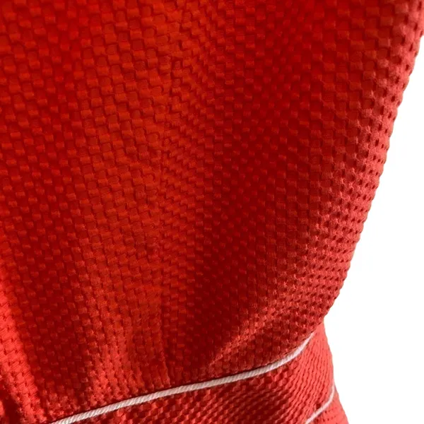 Alexandra Bartlett Orange Sleeveless A-Line Lined Dress Crochet Button Size‎ 4 - Image 4
