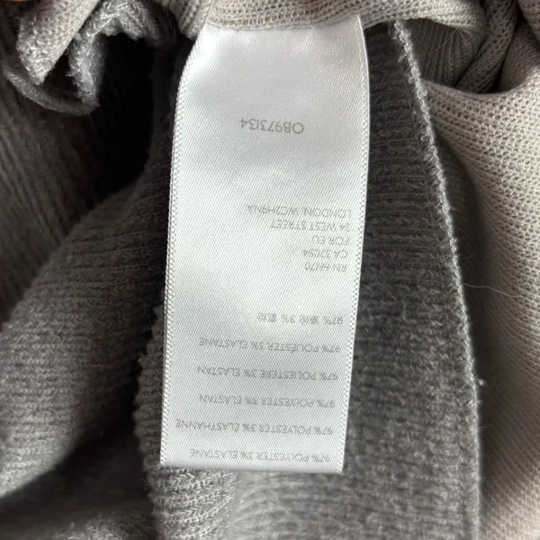 Urban Outfitters Jax Inside Out Oversized Notch Neck Top Gray Size Medium - Image 7