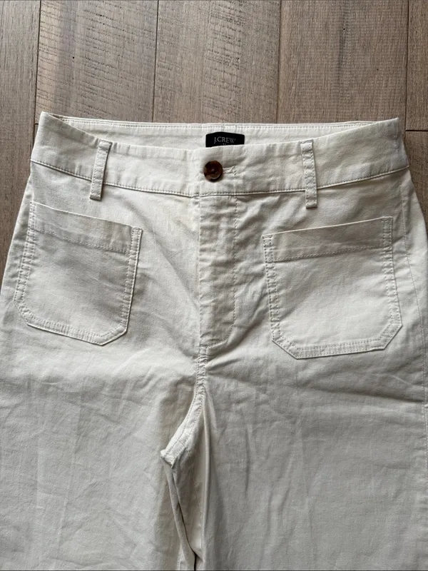 J. Crew Lizzie Wide Leg Pants Size 26 - Image 4