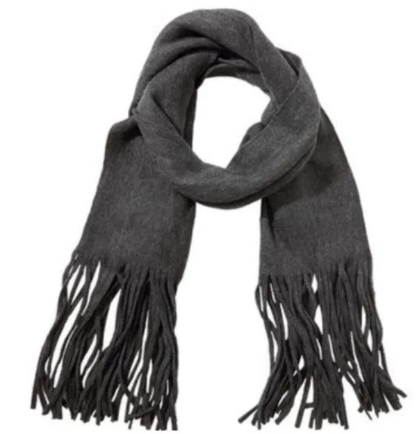 Lucky Brand Gray Fringe Scarf - Image 3