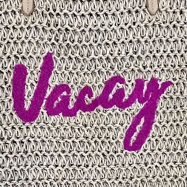 Vacay Beach Tote Bag Brown - Image 10
