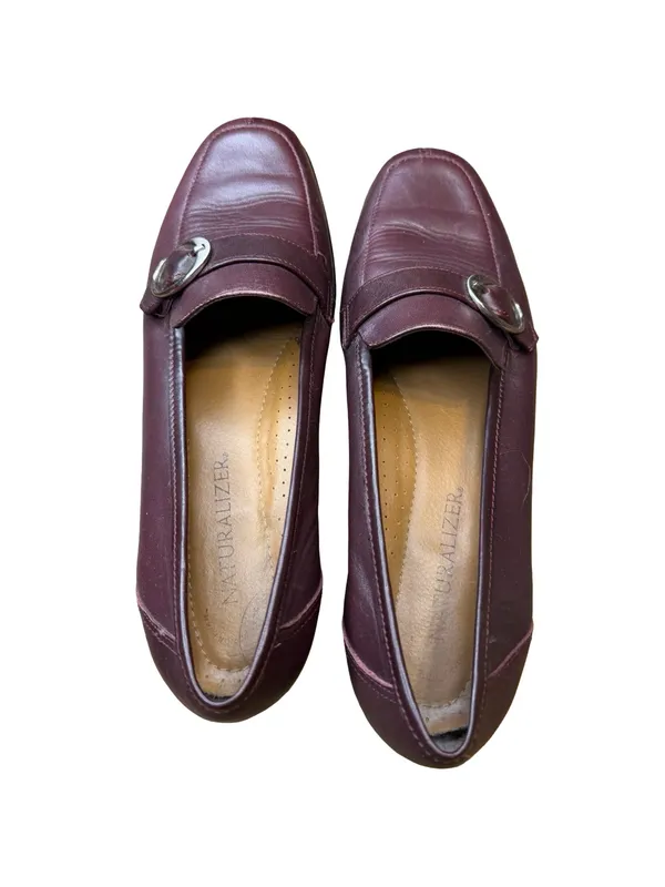 ✨ Naturalizer Flex Womens Size‎ 7.5 Narrow Leather Loafers Comfort Work Shoes ✨ - Image 3