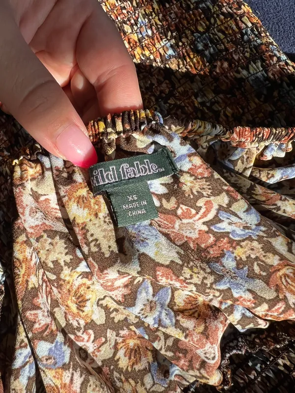Floral Dress Multi Size XS - Image 4