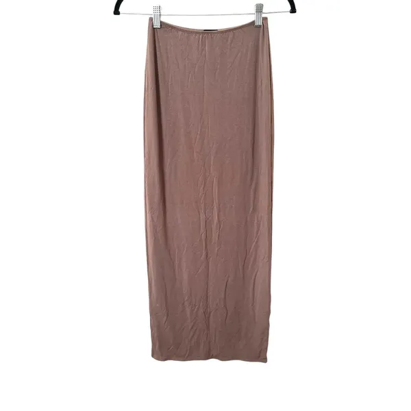 TROIS Kendall Midi Skirt Set Tube‎ Top Brown Sz 0 - Image 3