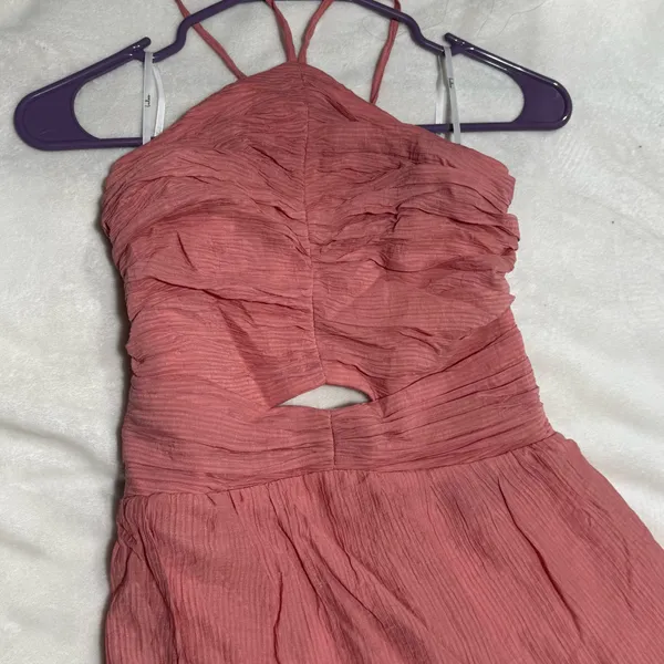 Lulus Lace-Up Dress - Image 5