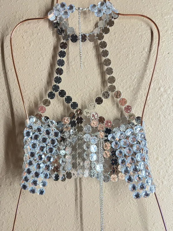 Boutique Rhinestone top - Image 8