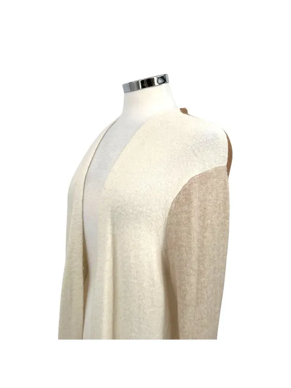 Madewell Kent Open-Front Colorblock Long Cardigan Sweater Size Medium - Image 4