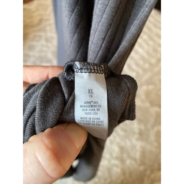 Aerie Ribbed Polo Maxi Dress‎ Soft Quiet Luxury Clean Girl Lounge Relax Everyday - Image 7