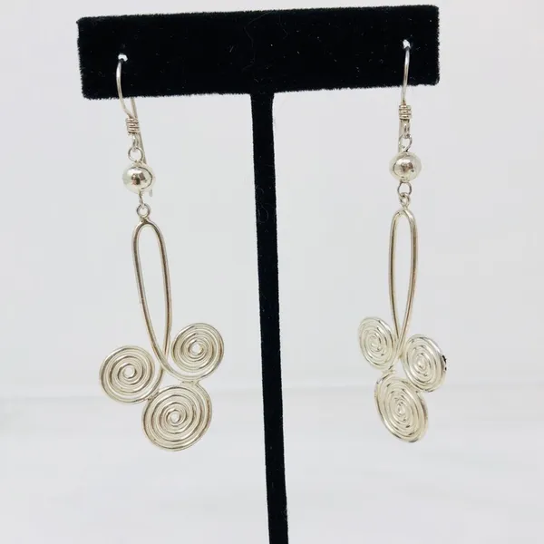 Sterling silver dangling earring, 11.5g - Image 4