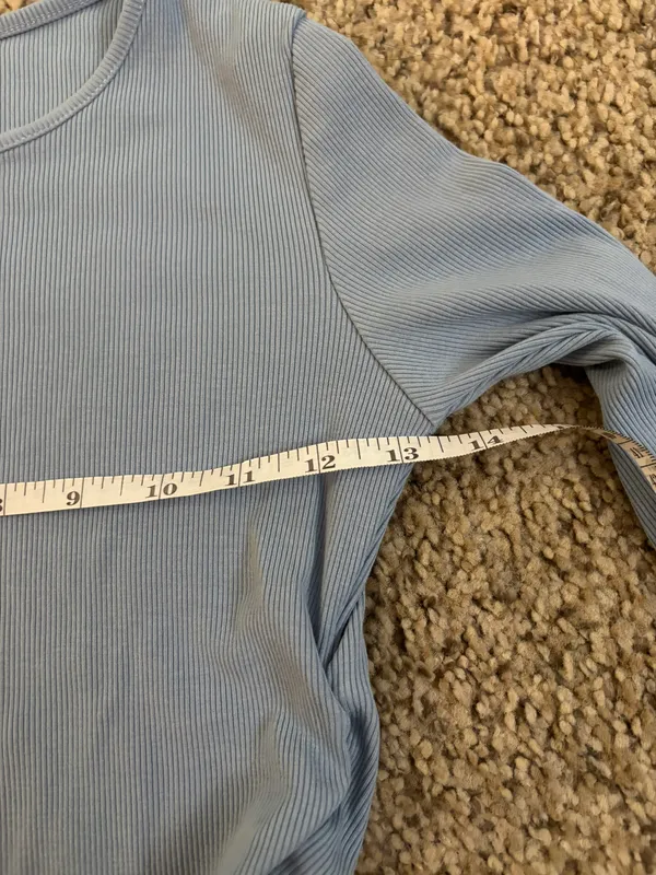 Alo Gather Long Sleeve Celestial Blue - Image 10