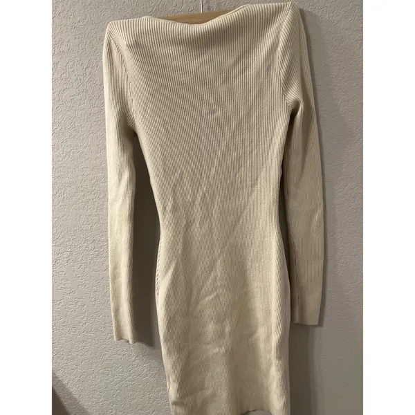 Abercrombie ‎ & Fitch Elevated Knit Corset Midi Sweater Dress XST - Image 2