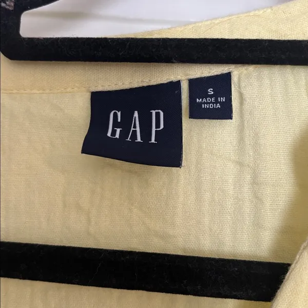 Butter Yellow Sleeveless Gauze Dress by Gap - Image 2