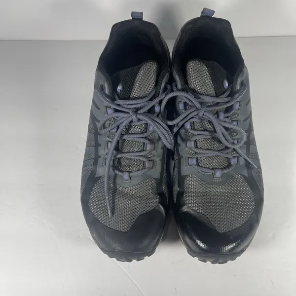 Merrell Women's Hiking Shoes Gray/Black/Blue US 10.5 Medium J41316 - Image 4
