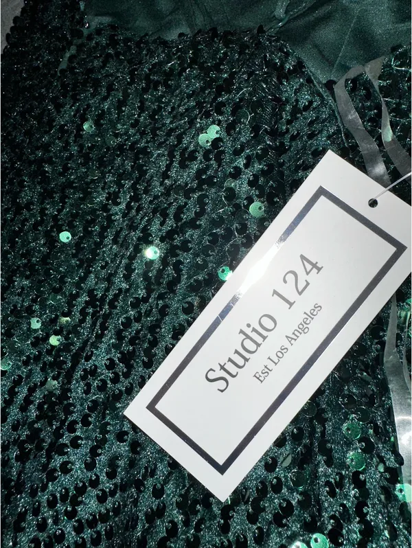 Studio 124 Green dress Size M - Image 3