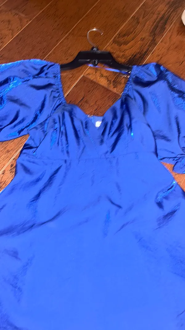 Boutique Blue Dress - Image 3