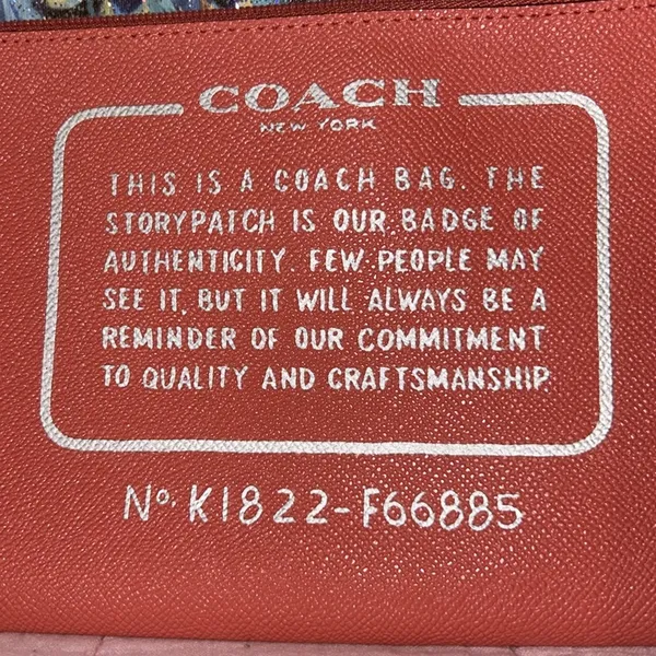 Coach Rare Vintage  Storypatch Large Pouch - Image 2