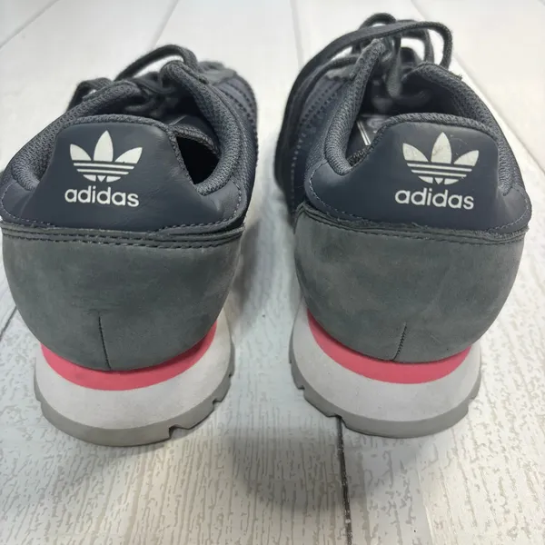 adidas Haven Gray Suede Retro Sneakers Women’s 6 - Image 4