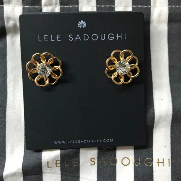 NWOT Lele Sadoughi stud earrings - Image 3