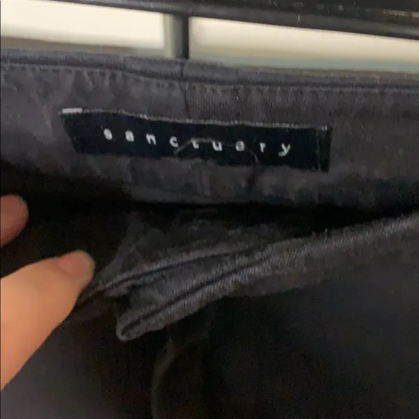 - 2/$30 Sanctuary cropped pants in black by Anthropologie - Image 5