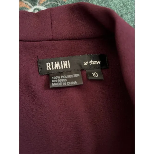 Rimini burgundy open front blazer NWT size 10 Size M - Image 5