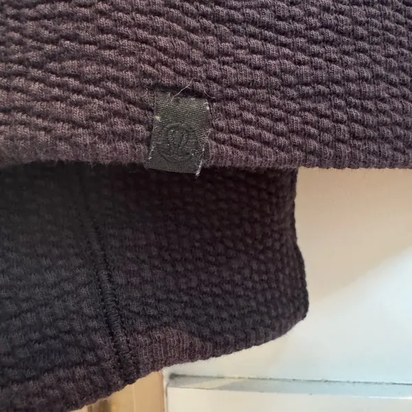 Lululemon Textured Half-Zip Hoodie - black - Image 6