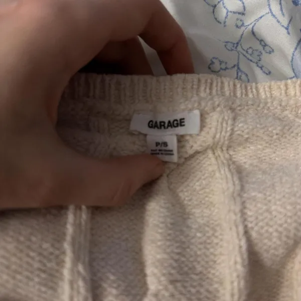 Pink Garage Cropped Sweater - Image 3